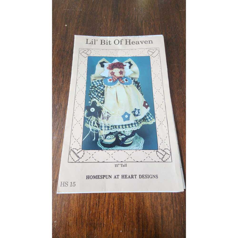 Vintage Angel Doll Sewing Pattern: Lil' Bit of Heaven 15" Uncut